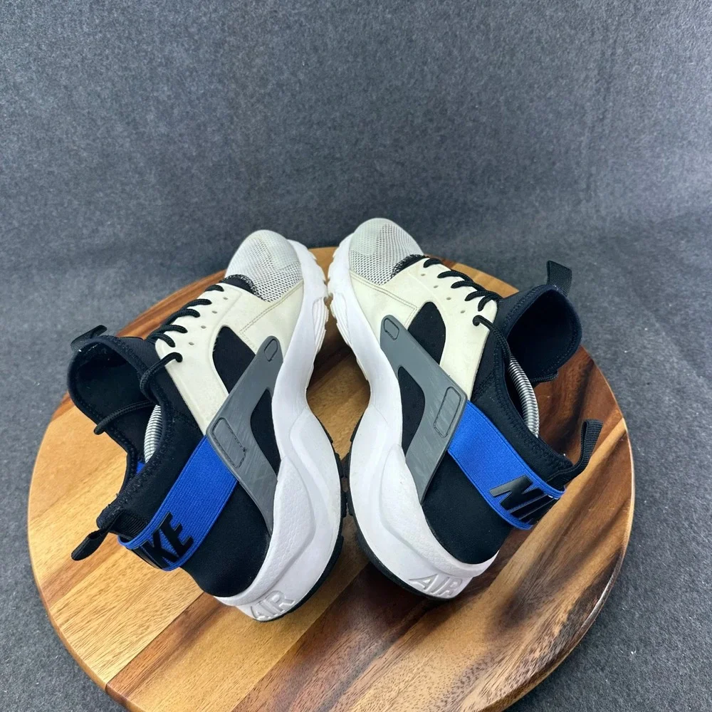 Nike Air Huarache Run Ultra Black White Blue Men's 11.5 819685-100
